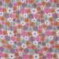 Preview: Musselin Double Gauze Blümchen allover bunt pastell